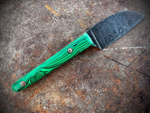 Load image into Gallery viewer, Malachite Composite Damascus