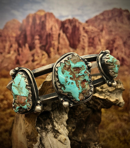 Boulder Turquoise and Sterling Silver