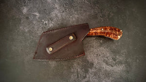 Thuya Burl and Elk Antler Chopper