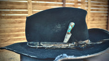 Load image into Gallery viewer, Damascus Hat Knife