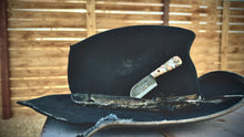 Load image into Gallery viewer, Damascus Hat Knife