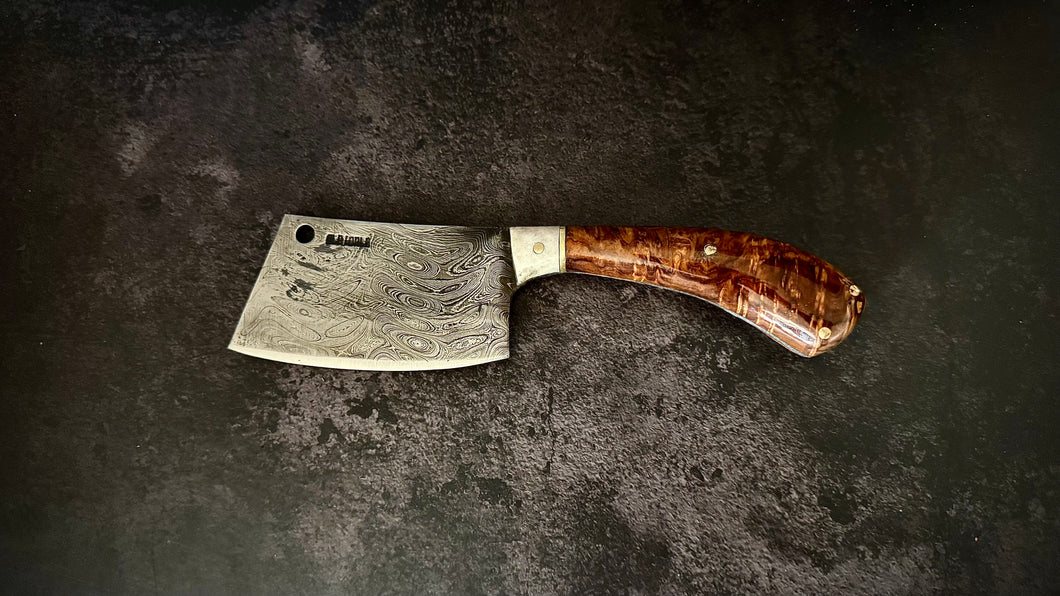 Thuya Burl and Elk Antler Chopper