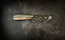 Load image into Gallery viewer, Owyhee Jasper Mototcycle Chain Damascus