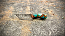Load image into Gallery viewer, Damascus Hat Knife