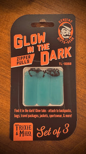 Glow Zipper Pulls!