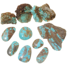 Load image into Gallery viewer, No.8 Turquoise Webbed Cuts 1lb