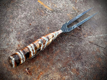 Load image into Gallery viewer, Mammoth Tooth Damascus Fork
