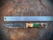 Load image into Gallery viewer, Mammoth Tusk, Mammoth Tooth, Meteorite and Turquoise Inlay with Fish Hooks and Harley-Davidson Chain