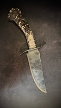 Load image into Gallery viewer, Campo Meteorite, 1084 and Stag antler Bowie