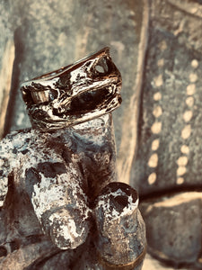 Wandering Wizzard Casted Cholla Wedding Rings